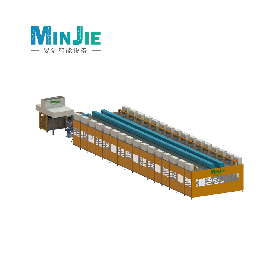 纸浆模塑普通内衬防震包装隧道式烘房生产线MJIPT-1200